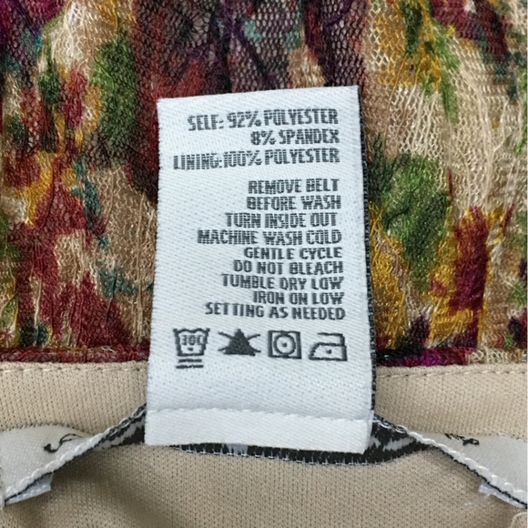 AMERICAN RAG Floral Lace Multi Color Open Back Mini Dress - Women’s Medium - Picture 13 of 15